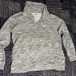 Victoria's Secret 1/4 Zip Sweatshirt Medium